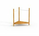 Gymnastic Bar w/ Wooden Deck 